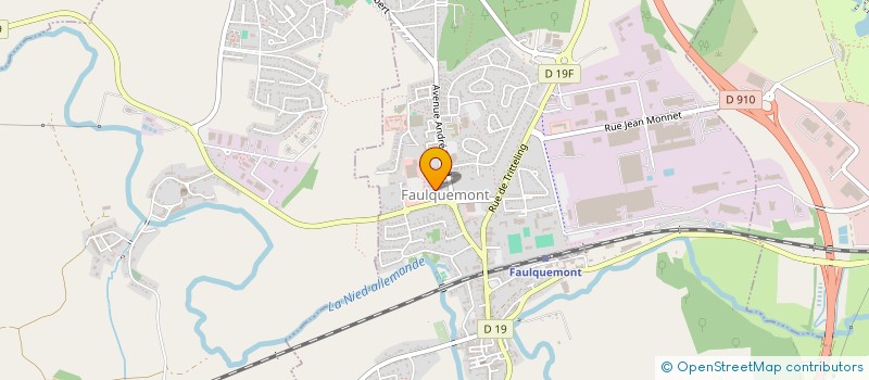 localisation de l'entreprise CTRE COM ACTION SOCIALE à FAULQUEMONT