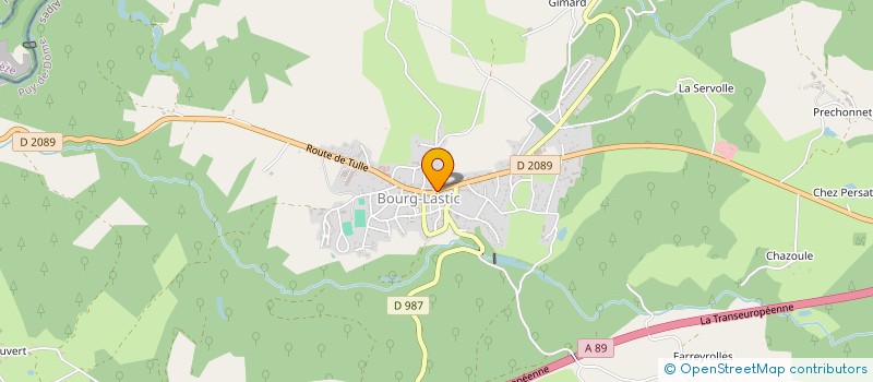 localisation de l'entreprise CTRE COM ACTION SOCIALE à BOURG-LASTIC