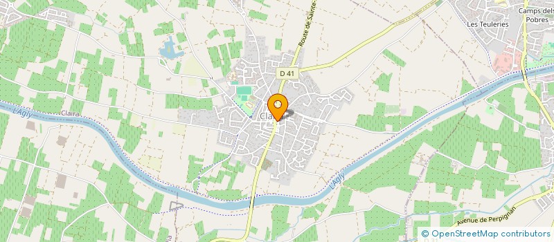localisation de l'entreprise CTRE COM ACTION SOCIALE à CLAIRA