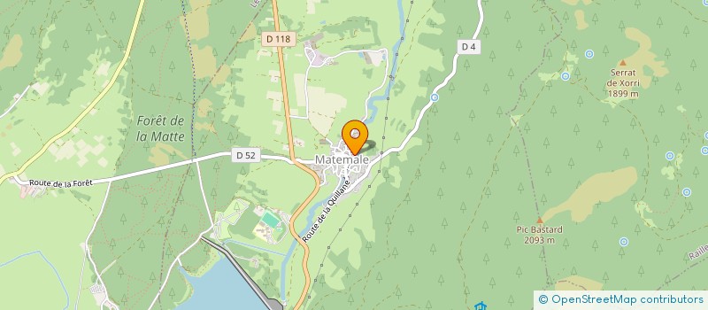 localisation de l'entreprise CTRE COM ACTION SOCIALE  SAINT-PIERRE-DELS-FORCATS