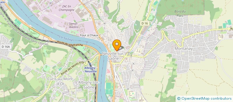 localisation de l'entreprise CTRE COM ACTION SOCIALE à NEUVILLE-SUR-SAONE