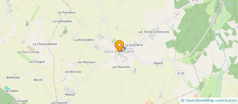 localisation de l'entreprise CTRE COM ACTION SOCIALE à SAINT-CHRISTOPHE