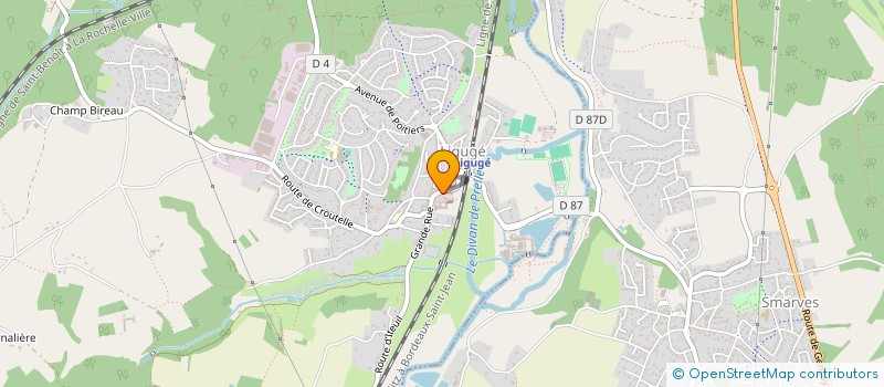 localisation de l'entreprise CTRE COM ACTION SOCIALE  CROUTELLE