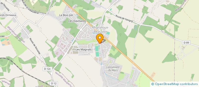 localisation de l'entreprise CTRE COM ACTION SOCIALE à MIGNALOUX-BEAUVOIR