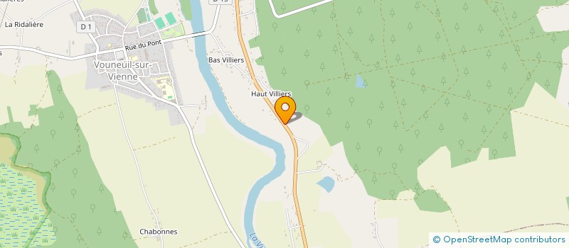 localisation de l'entreprise CTRE COM ACTION SOCIALE  BELLEFONDS