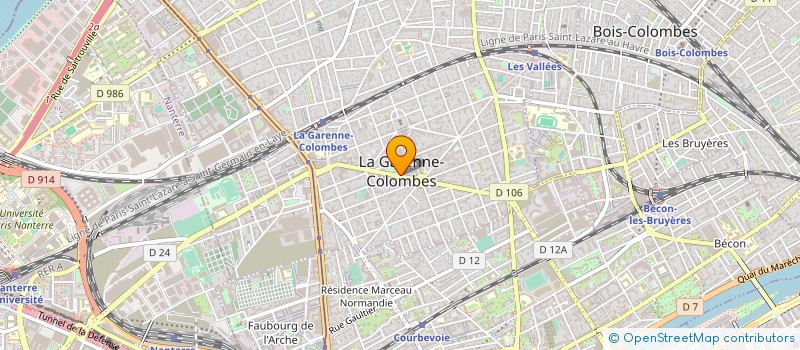 localisation de l'entreprise CTRE COM ACTION SOCIALE à LA GARENNE-COLOMBES