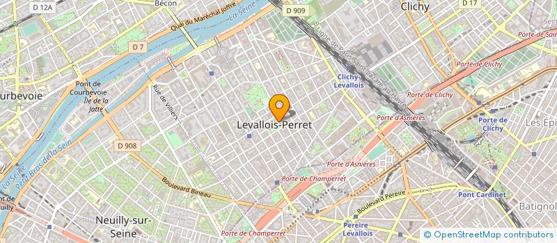 localisation de l'entreprise CTRE COM ACTION SOCIALE à LEVALLOIS-PERRET