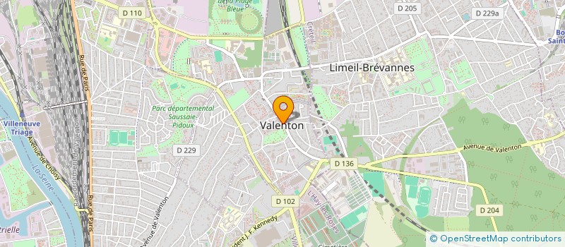 localisation de l'entreprise CTRE COM ACTION SOCIALE  VALENTON