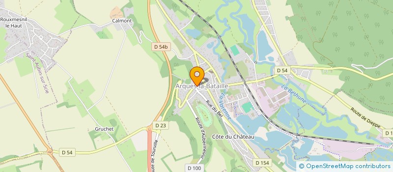 localisation de l'entreprise CTRE COM ACTION SOCIALE ARQUES BATAILLE  ARQUES-LA-BATAILLE