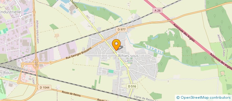 localisation de l'entreprise CTRE COM ACTION SOCIALE ATHIES SOUS LAON à ATHIES-SOUS-LAON