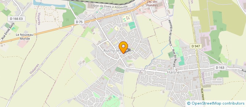 localisation de l'entreprise CTRE COM ACTION SOCIALE AUCHY-LES-MINES à AUCHY-LES-MINES