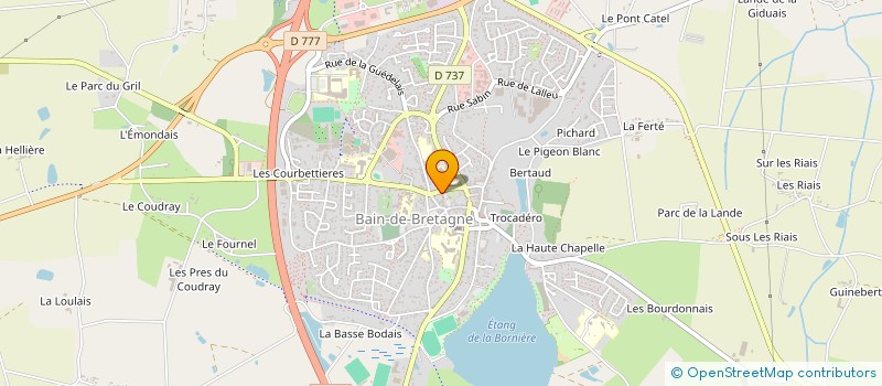 localisation de l'entreprise CTRE COM ACTION SOCIALE BAIN DE BRETAGNE à BAIN-DE-BRETAGNE