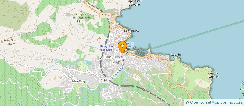 localisation de l'entreprise CTRE COM ACTION SOCIALE BANYULS SUR MER à BANYULS-SUR-MER
