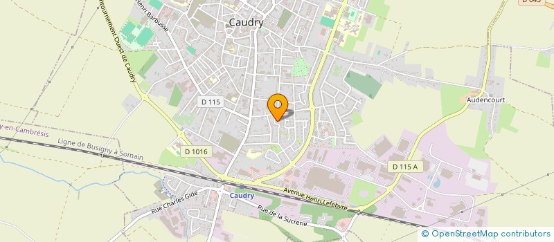 localisation de l'entreprise CTRE COM ACTION SOCIALE BEAUMONT EN CSIS  BEAUMONT-EN-CAMBRESIS