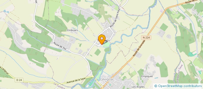 localisation de l'entreprise CTRE COM ACTION SOCIALE BELLE SAINTE MAR  BELLEGARDE-SAINTE-MARIE