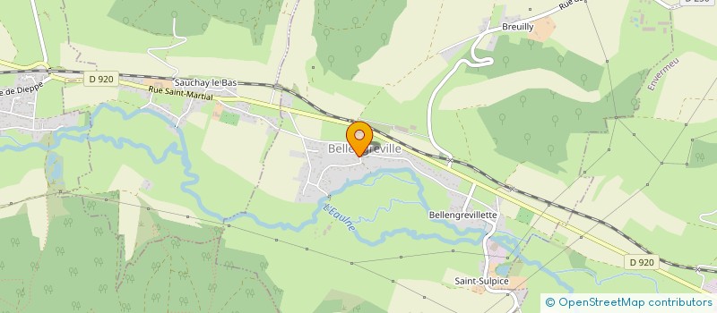 localisation de l'entreprise CTRE COM ACTION SOCIALE BELLENGREVILLE  BELLENGREVILLE