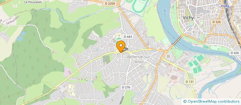 localisation de l'entreprise CTRE COM ACTION SOCIALE BELLERIVE SUR A. à BELLERIVE-SUR-ALLIER