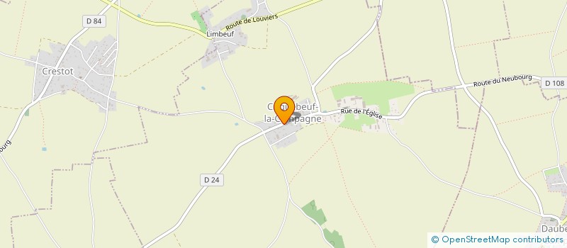 localisation de l'entreprise CTRE COM ACTION SOCIALE BERENGEVILLE CGN  BERENGEVILLE-LA-CAMPAGNE