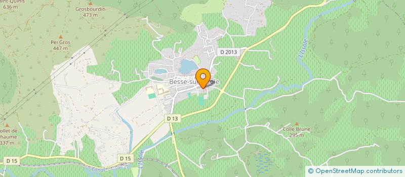 localisation de l'entreprise CTRE COM ACTION SOCIALE BESSE SUR ISSOLE à BESSE-SUR-ISSOLE