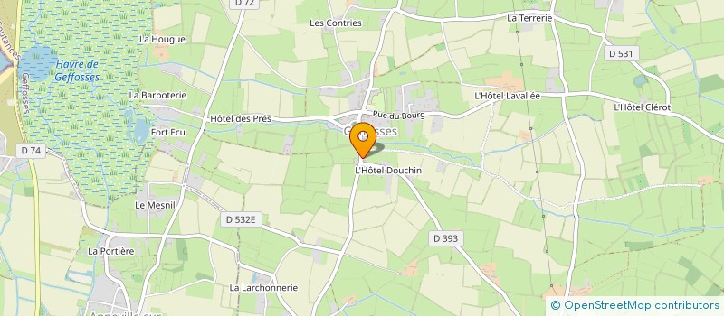 localisation de l'entreprise CTRE COM ACTION SOCIALE BLAINVILLE S-MER  BLAINVILLE-SUR-MER