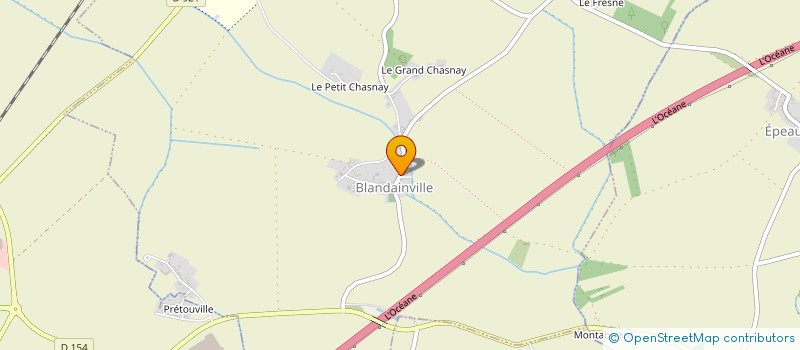 localisation de l'entreprise CTRE COM ACTION SOCIALE BLANDAINVILLE à BLANDAINVILLE
