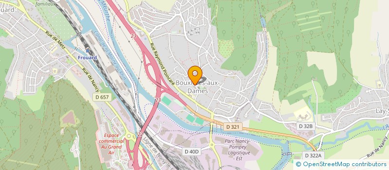 localisation de l'entreprise CTRE COM ACTION SOCIALE BOUXIERES AUX DA à BOUXIERES-AUX-DAMES