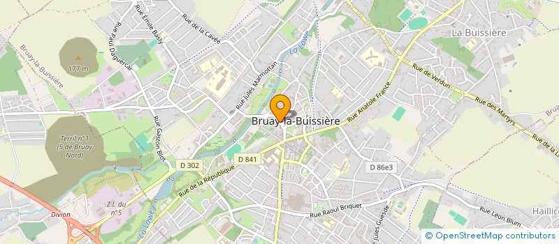 localisation de l'entreprise CTRE COM ACTION SOCIALE BRUAY-LA-BUISSIE à BRUAY-LA-BUISSIERE
