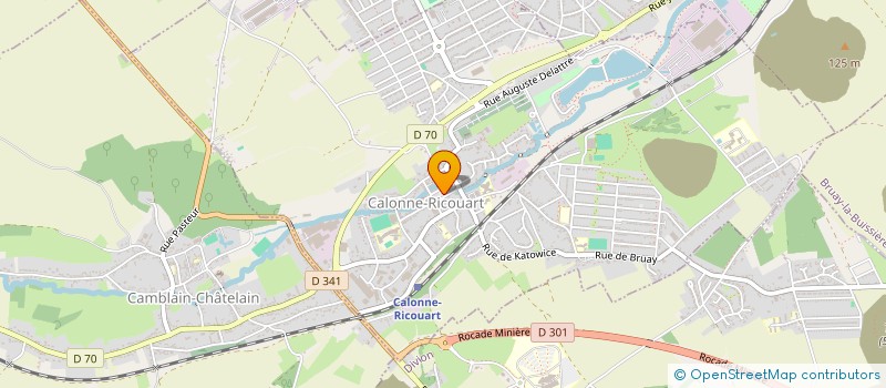 localisation de l'entreprise CTRE COM ACTION SOCIALE CALONNE-RICOUART à CALONNE-RICOUART