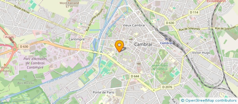 localisation de l'entreprise CTRE COM ACTION SOCIALE CAMBRAI à CAMBRAI