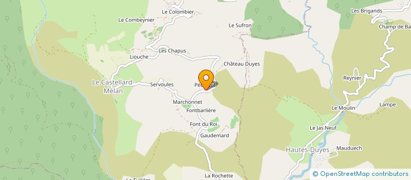 localisation de l'entreprise CTRE COM ACTION SOCIALE CASTELLARD MELAN à LE CASTELLARD-MELAN