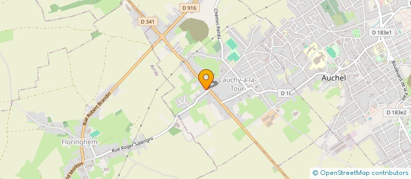 localisation de l'entreprise CTRE COM ACTION SOCIALE CAUCHY A LA TOUR  CAUCHY-A-LA-TOUR