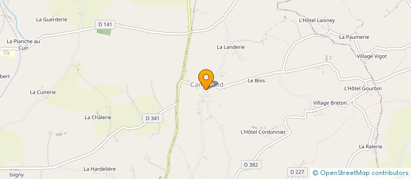 localisation de l'entreprise CTRE COM ACTION SOCIALE CERISY LA SALLE à CERISY-LA-SALLE