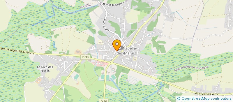 localisation de l'entreprise CTRE COM ACTION SOCIALE CHAPELLE MARAIS à LA CHAPELLE-DES-MARAIS
