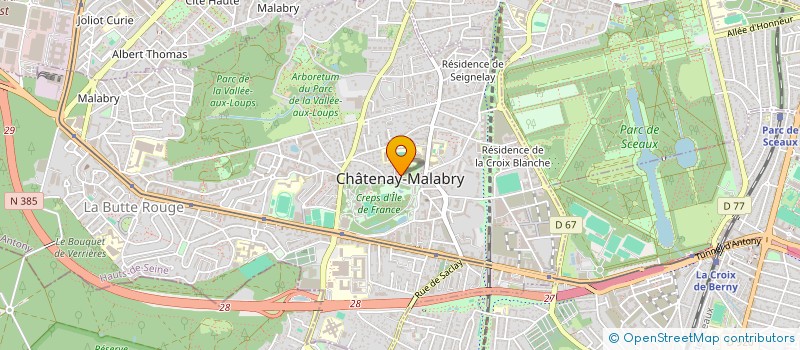 localisation de l'entreprise CTRE COM ACTION SOCIALE CHATENAY MALABRY à CHATENAY-MALABRY