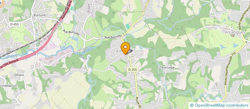 localisation de l'entreprise CTRE COM ACTION SOCIALE D'AHETZE  AHETZE