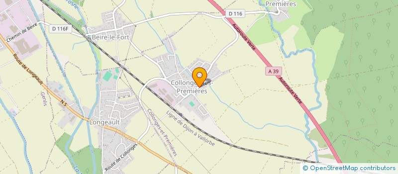 localisation de l'entreprise CTRE COM ACTION SOCIALE D'AISEREY à AISEREY