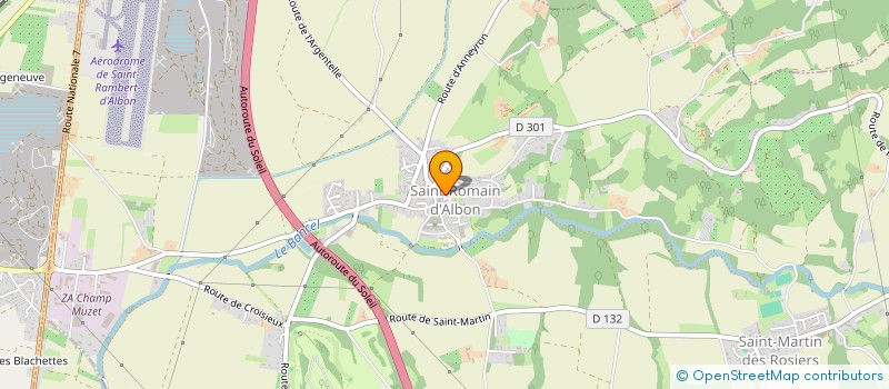 localisation de l'entreprise CTRE COM ACTION SOCIALE D ALBON à ALBON