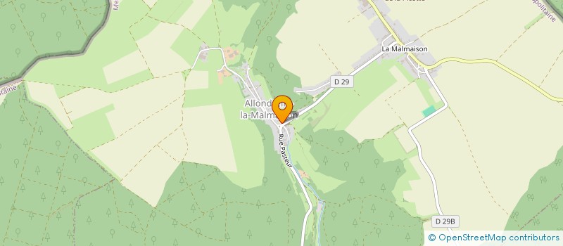 localisation de l'entreprise CTRE COM ACTION SOCIALE D'ALLONDRELLE  ALLONDRELLE-LA-MALMAISON