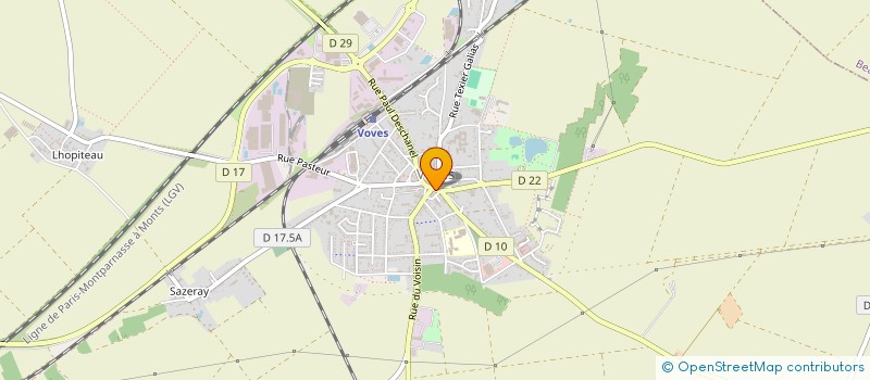 localisation de l'entreprise CTRE COM ACTION SOCIALE D'ALLONNES à ALLONNES