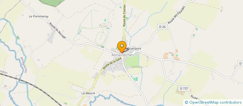 localisation de l'entreprise CTRE COM ACTION SOCIALE D'ALMENECHES à ALMENECHES