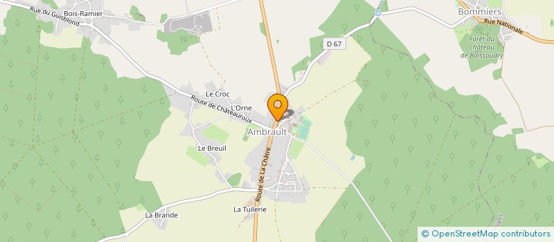 localisation de l'entreprise CTRE COM ACTION SOCIALE D AMBRAULT à AMBRAULT