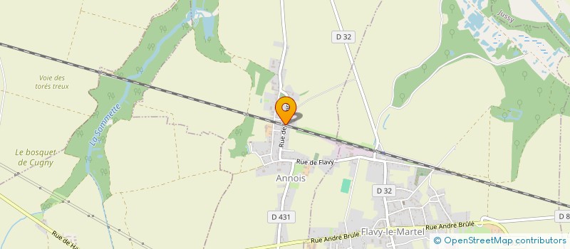localisation de l'entreprise CTRE COM ACTION SOCIALE D'ANNOIS à ANNOIS