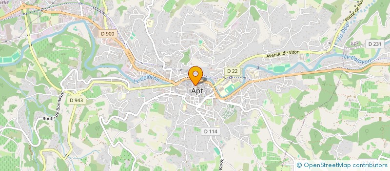 localisation de l'entreprise CTRE COM ACTION SOCIALE D'APT à APT