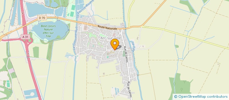 localisation de l'entreprise CTRE COM ACTION SOCIALE D'ARC SUR TILLE à ARC-SUR-TILLE
