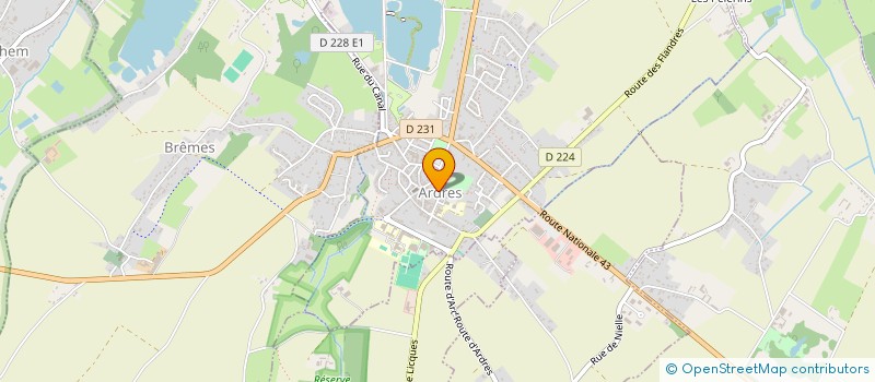 localisation de l'entreprise CTRE COM ACTION SOCIALE D'ARDRES  ARDRES