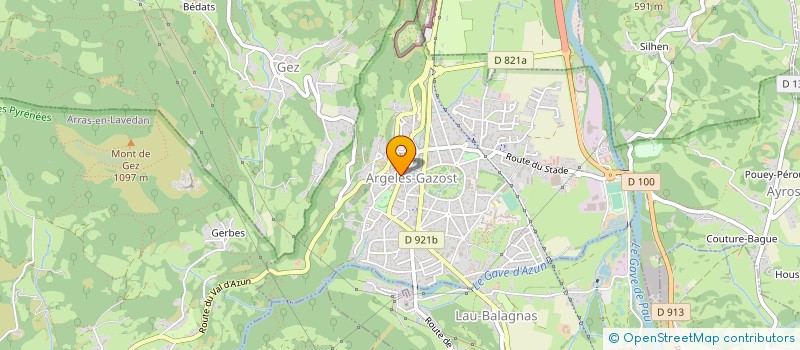 localisation de l'entreprise CTRE COM ACTION SOCIALE D'ARGELES GAZOST à ARGELES-GAZOST
