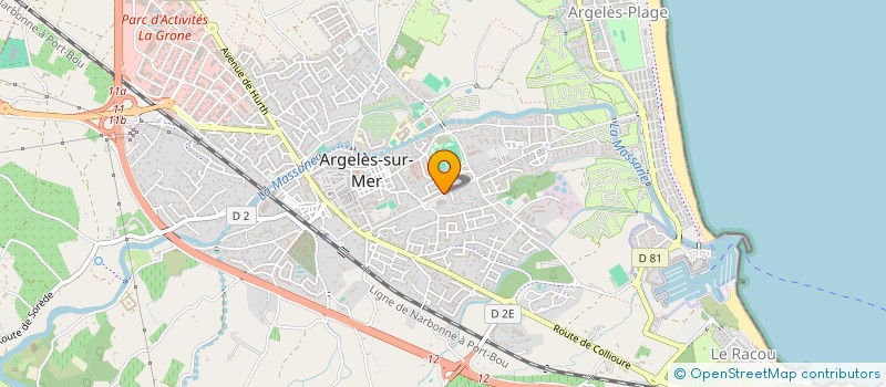 localisation de l'entreprise CTRE COM ACTION SOCIALE D ARGELES-SUR-ME à ARGELES-SUR-MER