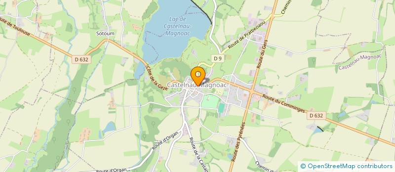 localisation de l'entreprise CTRE COM ACTION SOCIALE D'ARIES ESPENAN  ARIES-ESPENAN