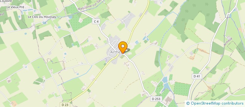 localisation de l'entreprise CTRE COM ACTION SOCIALE D'ARTHEZE  ARTHEZE