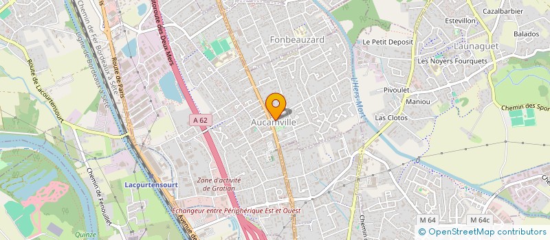 localisation de l'entreprise CTRE COM ACTION SOCIALE D'AUCAMVILLE à AUCAMVILLE